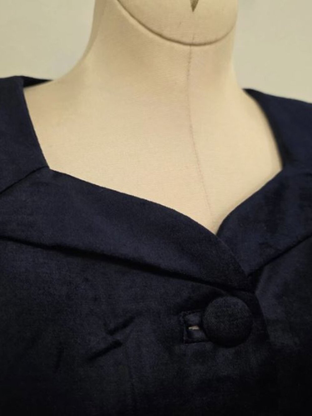 Cabi Entrance Midnight Velvet Blazer Jacket M Navy Statement Maximalist 3489 - Picture 5 of 12